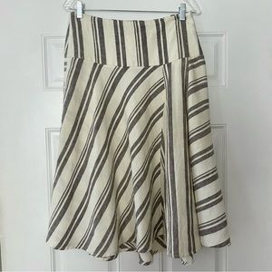 Gap drapey linen midi skirt 4-6